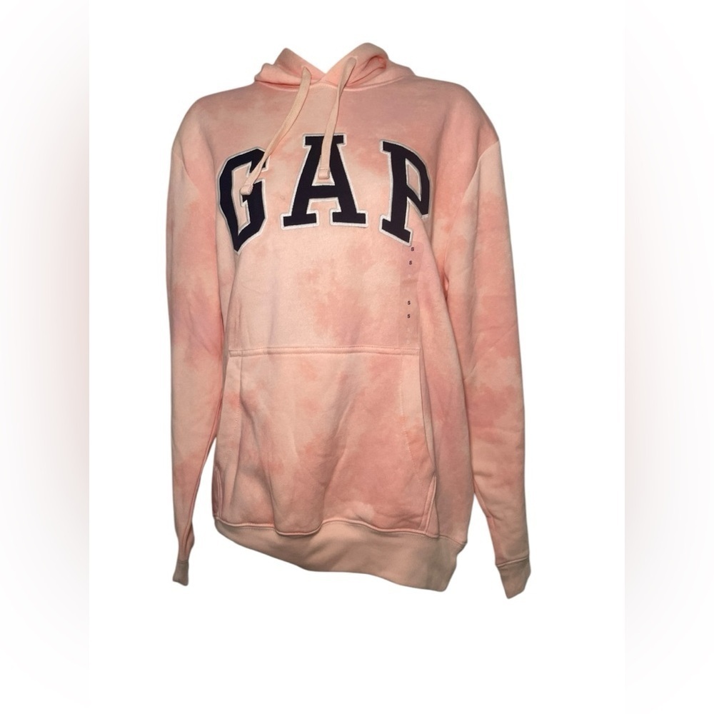Gap New Logo Tie-Dye Hoodie Peach Size Small - Picture 2 of 6